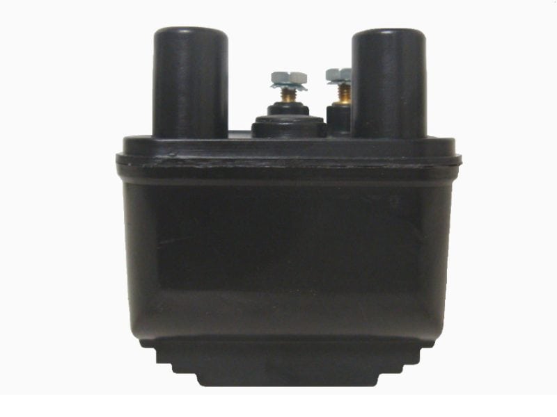 High-performance motorcycle ignition coil, essential for reliable engine startup.