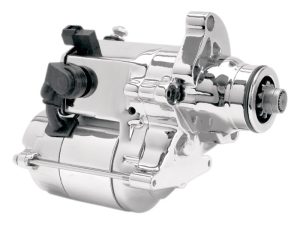 High-performance motorcycle starter motor for Revelry Motorcycles in Australia.