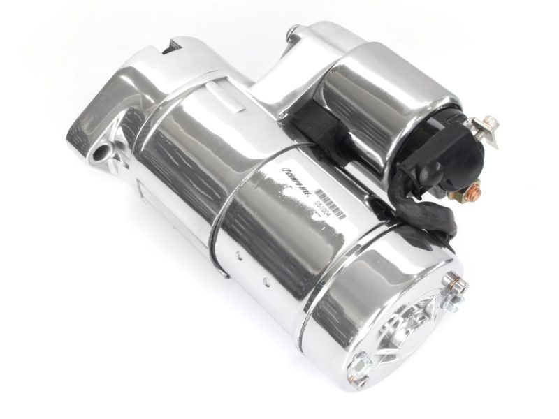 2.0kw Gen3 Starter Motor - Chrome. Fits all Fuel Injected Twin Cam 1999-2006 excluding 2006 Dyna. Chrome motorcycle starter motor for Harley Davidson bikes.