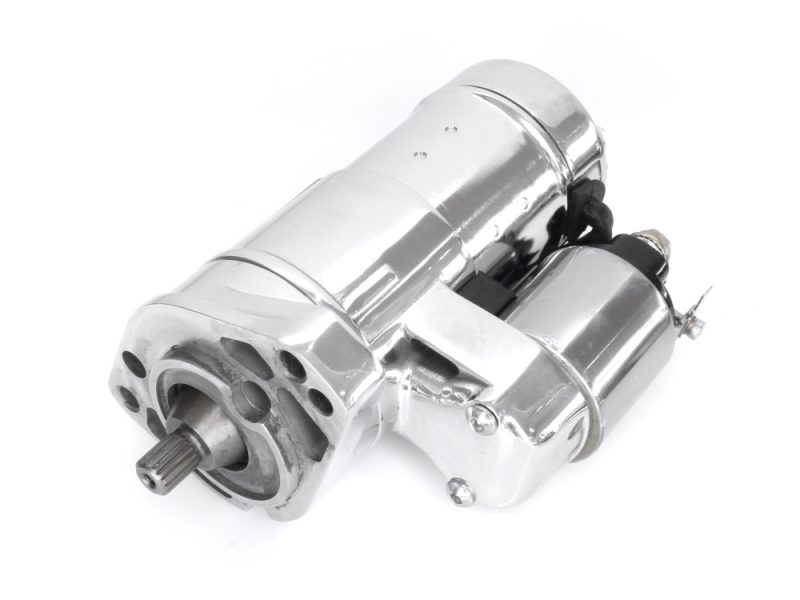 High-performance motorcycle starter motor for Revelry Motorcycles in Australia.