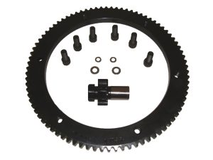 48-tooth motorcycle sprocket with mounting hardware for Revelry Motorcycles Australia.