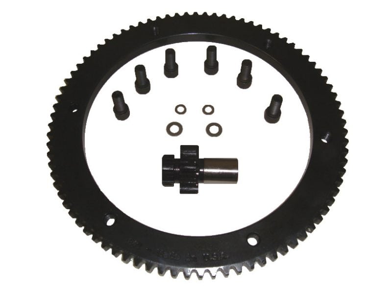 48-tooth motorcycle sprocket with mounting hardware for Revelry Motorcycles Australia.