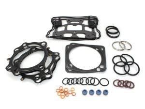 Top End Gasket Kit with 0.040in. Multi-Layer Steel (MLS) Head Gaskets. Fits Evo & Twin Cam 1984up with 4-1/8in. Bore S&S complete Engine.
