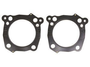 0.040in. Thick MLX Cylinder Head Gaskets. Fits Touring 2017-2024 & Softail 2018-2024 with OEM 107 to 124 or OEM 114/117 to 128 & 4.250in. Big Bore Kit.