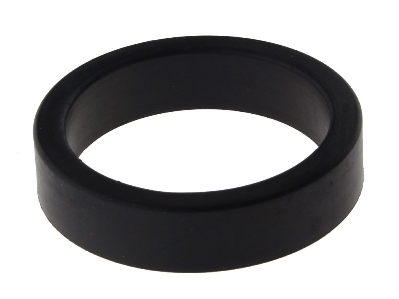 Rubber motorcycle part, black rubber ring for Revelry Motorcycles.