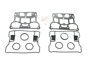 S&S Rocker Gasket Kit. Fits Big Twin 1984-1999 & Sportster 1986-2003 with Diecast Rocker Covers.