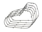 Primary Cover Gasket - Pack of 5. Fits FXR & Touring 1994-2006.