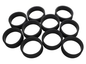 Rubber handlebar bushings for motocycle protection and performance.