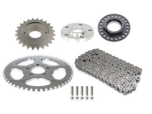 High-quality motorcycle aftermarket sprocket, chain, and bearing parts for Revelry Motorcycles riders.