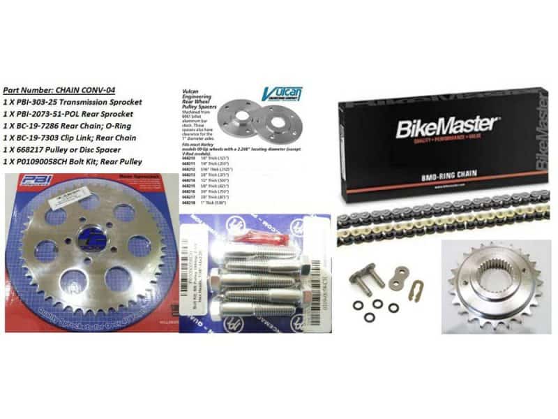 High-performance motorcycle sprocket and chains for Harley and bike enthusiasts.