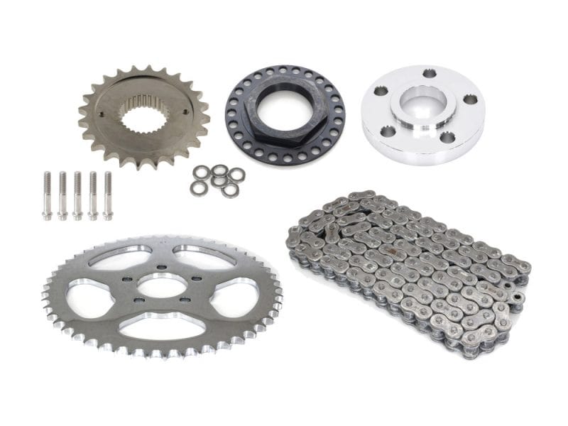High-quality motorcycle sprockets and chain kit for Revelry Motorcycles in Australia.