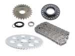 High-quality motorcycle chain and sprocket kit for Revelry Motorcycles, durable and reliable for optimal performance.