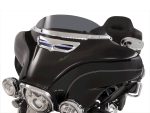 Luxurious touring motorcycle fairing with advanced lighting and aerodynamic design.