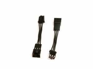 3. Female to female computer fan power splitter cables for motorcycles and vehicles.
