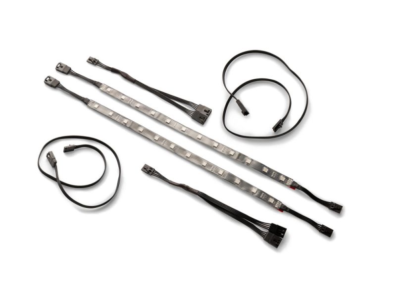 Shock & Awe 2.0 Saddlebag or Rear End Lighting Expansion Kit Flexible LED lighting strips for motorcycle customisation and enhanced visibility.