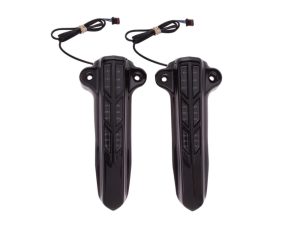 Forkini Lower LED Fork Leg Covers - Black. Fits Touring 2014up