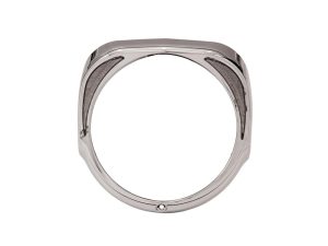 Fang LED Headlight Bezel with White Running Lights - Chrome. Fits Touring 2014-2023