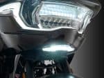 High-performance motorcycle headlight with advanced LED technology.
