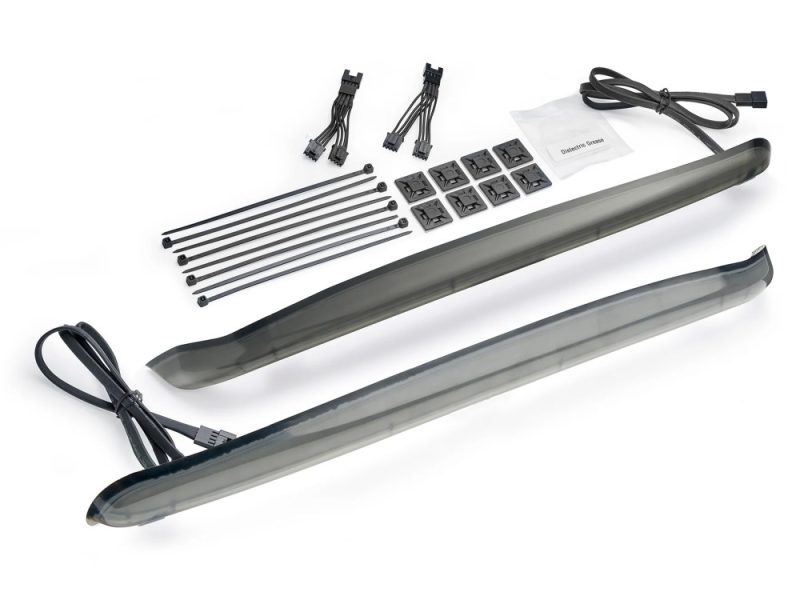 Machete Saddlebag LED Lights. Red Run High-quality motorcycle LED turn signal lights with wiring harness for Revelry Motorcycles.