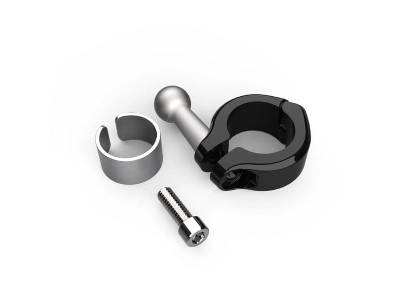 High-quality motorcycle rod end and mounting hardware for Revelry Motorcycles.
