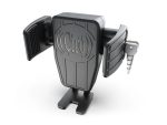 Heavy-duty motorcycle phone mount with adjustable arms for Revelry Motorcycles.