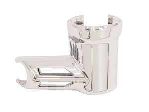Fuel Line Fitting Cover - Chrome. Fits Fuel Injected Twin Cam 2001-2017 & Sportster 2007-2021