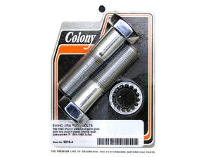 Swing arm pivot bolts for motorcycle repair and customisation.