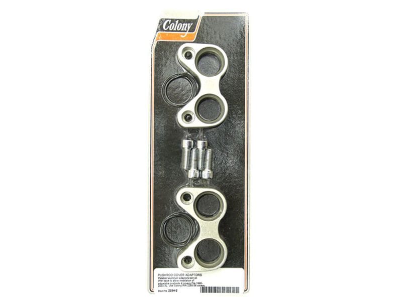 Aluminium motorcycle handlebar riser adapters for Revelry Motorcycles.