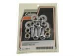 Transmission mounting hardware kit for motorcycles.