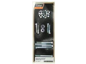 High-quality motorcycle mounting hardware kit for Revelry Motorcycles, featuring bolts and spacers.