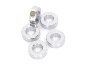 Aluminium spacers for motorcycle maintenance and upgrades.