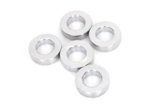 Aluminium spacers for motorcycle parts, high-quality motorcycle accessories from Revelry Cycles.