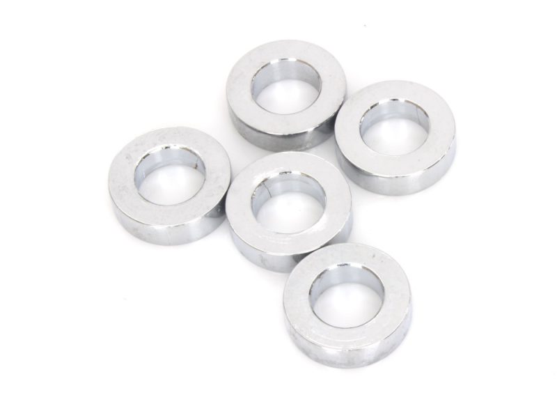 Aluminium spacers for motorcycle parts, high-quality motorcycle accessories from Revelry Cycles.