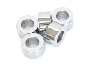 Aluminium motorcycle spacers for Revelry Motorcycles, high-quality bike parts Australia.