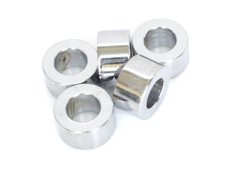 Aluminium motorcycle spacers for Revelry Motorcycles, high-quality bike parts Australia.