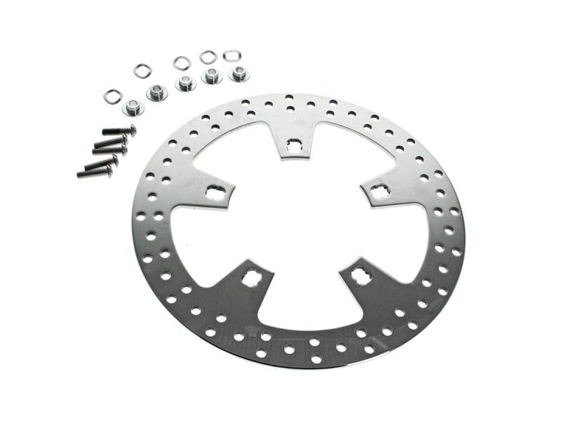 High-performance motorcycle disc brake rotor for Revelry Motorcycles Australia.