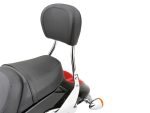 Comfortable motorcycle passenger backrest for Revelry Motorcycles Australia.