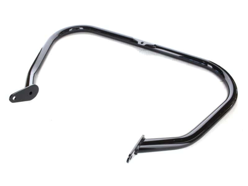 Heavy-duty black motorcycle crash bar for Harley Davidson bikes in Melbourne.