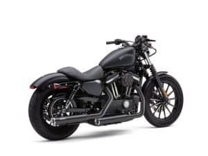 Harley Davidson black motorcycle, cruiser style motorcycle for sale in Australia.