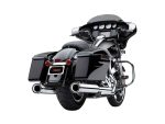 High-performance Harley-Davidson touring motorcycle with sleek black design and advanced features.