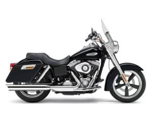 Motorcycle image, black cruiser bike with touring features for sale in Australia.