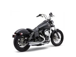 Black Harley Davidson cruiser motorcycle for sale at Revelry Motorcycles in Australia.