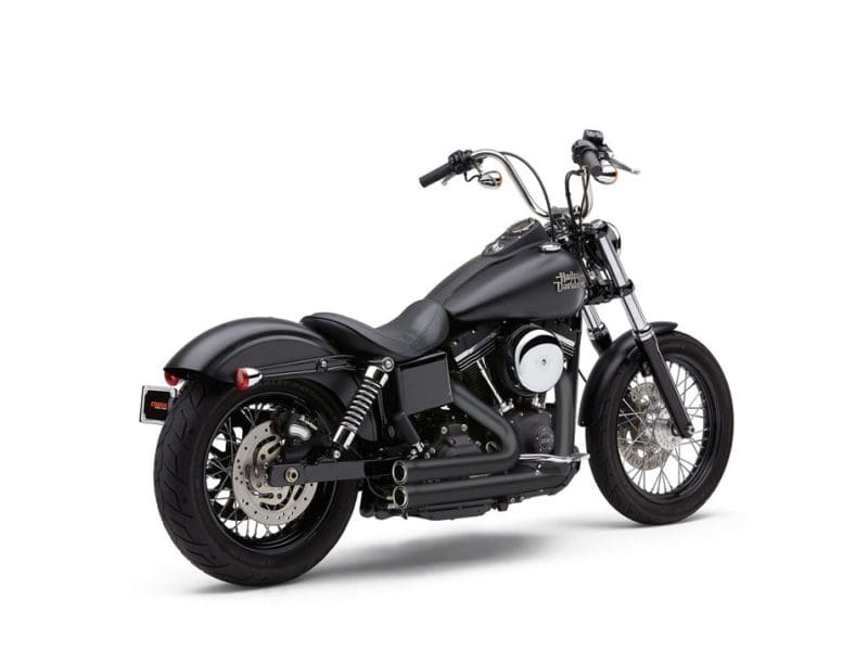 Harley Davidson black motorcycle with cruiser style and premium features, ideal for motorcycle enthusiasts.