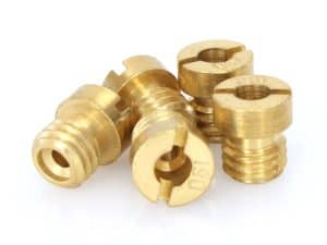 Brass motorcycle engine fasteners for Revelry Motorcycles Australia.