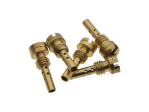 Brass motorcycle engine parts for vintage and custom bikes at Revelry Cycles in Australia.