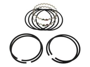 Rubber engine oil seals for motorcycles, black gaskets for Revelry cycles.