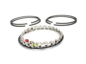 High-performance motorcycle piston rings and chain kit for Revelry Motorcycles.