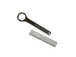 Hex wrench and tire lever for motorcycle maintenance, Revelry Motorcycles accessories.