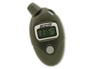 Digital tyre pressure gauge for motorcycles - accurate reading for optimal riding safety.