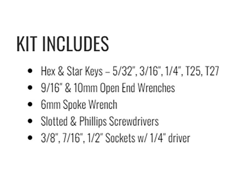 Hex and star keys for motorcycle repair kits - Revelry Motorcycles accessories.